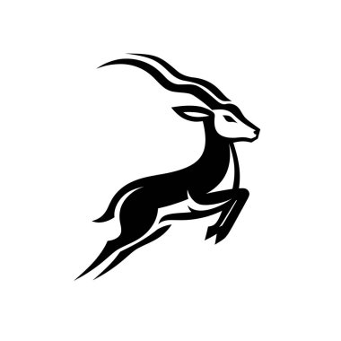 Gösterişli ve zarif siyah-beyaz bir siyah-geyik logosu. Bu yüksek kaliteli vektör logosu ayrıntılı boynuzları olan zarif bir siyah geyik siluetini gösteriyor. Markalar için mükemmel ancak cesur bir kimlik arayışı içinde..