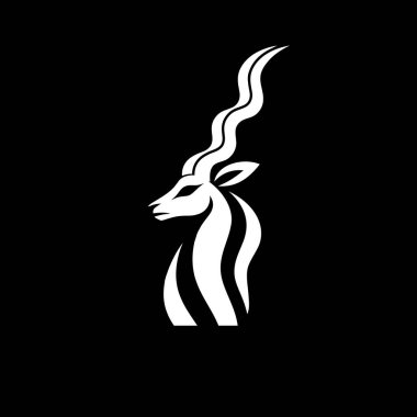 Gösterişli ve zarif siyah-beyaz bir siyah-geyik logosu. Bu yüksek kaliteli vektör logosu ayrıntılı boynuzları olan zarif bir siyah geyik siluetini gösteriyor. Markalar için mükemmel ancak cesur bir kimlik arayışı içinde..