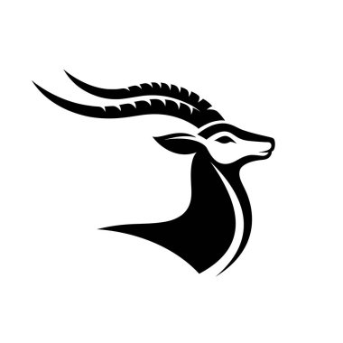 Gösterişli ve zarif siyah-beyaz bir siyah-geyik logosu. Bu yüksek kaliteli vektör logosu ayrıntılı boynuzları olan zarif bir siyah geyik siluetini gösteriyor. Markalar için mükemmel ancak cesur bir kimlik arayışı içinde..