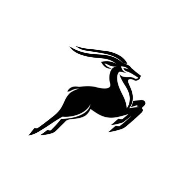 Gösterişli ve zarif siyah-beyaz bir siyah-geyik logosu. Bu yüksek kaliteli vektör logosu ayrıntılı boynuzları olan zarif bir siyah geyik siluetini gösteriyor. Markalar için mükemmel ancak cesur bir kimlik arayışı içinde..