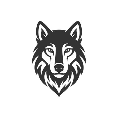 Temiz kurt kafası tasarımı büyüleyici bir bakışla etkileyici logolar, damgalama ve vahşi ruhun dokunuşuna ihtiyaç duyan cesur grafik elementler için idealdir.