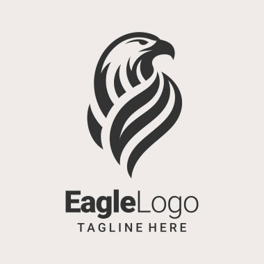 Lüks Minimalist Kartal Logosu Tasarımı