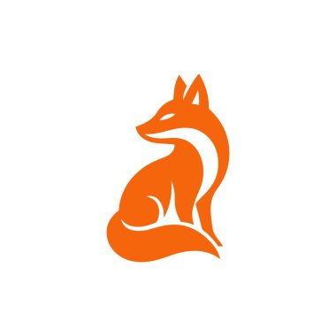 fox logo şablonu vektörü