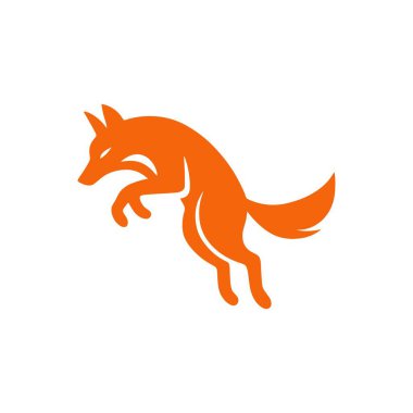 Fox logo vektör resimleme tasarımı