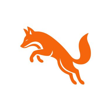 Fox logo vektör resimleme tasarımı