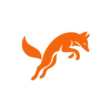 Fox logo vektör resimleme şablonu