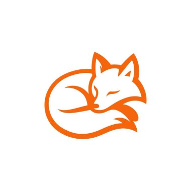 Fox logo vektör şablonu