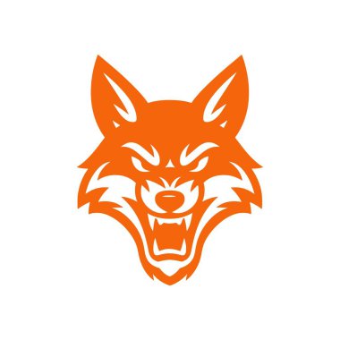 baş tilki vektör logosu