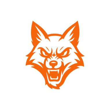 tilki başı vektör logosu