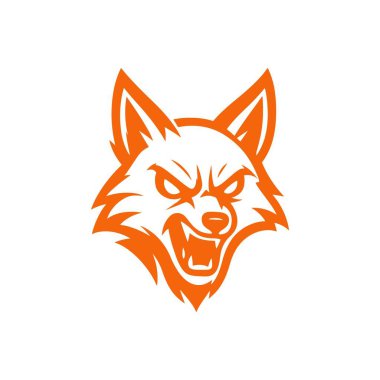 Wolf Logo şablonu vektör