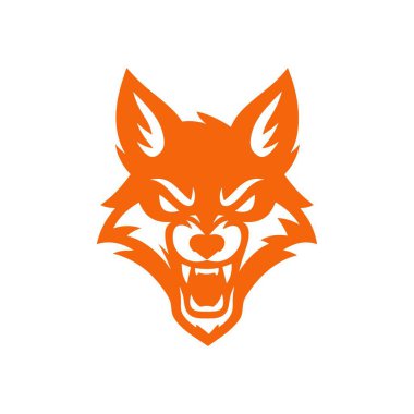 Fox vektör çizim kafa