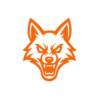 Fox logo şablon vektör simge illüstrasyon