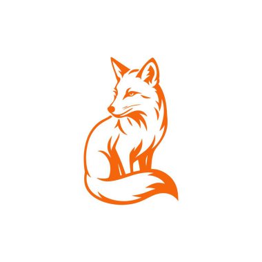 Fox logo vektör simgesi
