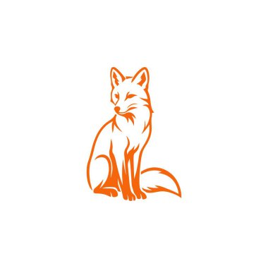 fox logo vektör tasarım şablonu