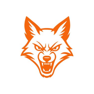 Logo şablonlu tilki başı