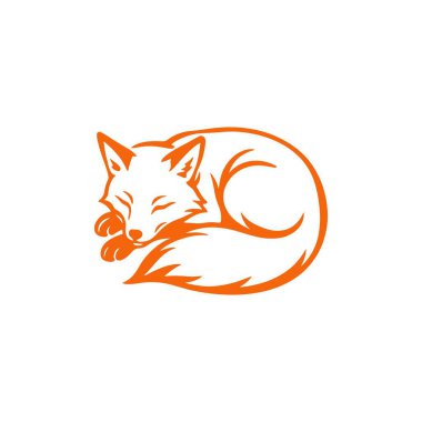 Fox logo vektör resimleme şablonu
