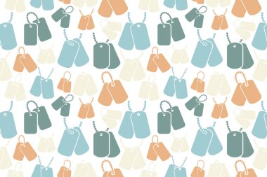 Köpek etiketleri pürüzsüz desen tasarımı