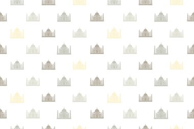 Taj Mahal hatları pürüzsüz desen tasarımı