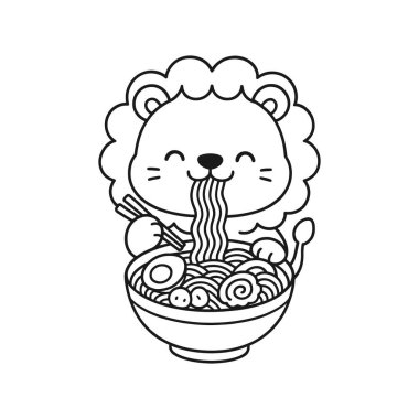 cute chinese food cartoon vector illustration graphic design