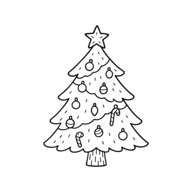 Noel ağacı simgesi, satır biçimi