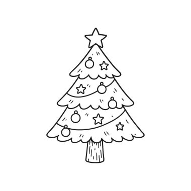 Noel ağacı simgesi, satır biçimi