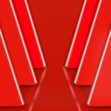 kırmızı soyut arkaplan. vektör illüstrasyonu