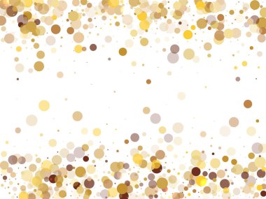 Altın Toz Işığı PNG. Bokeh ışıkları arka planı etkiler. Parlak Tatil Işığı Efekti. Vektör İllüstrasyonu.