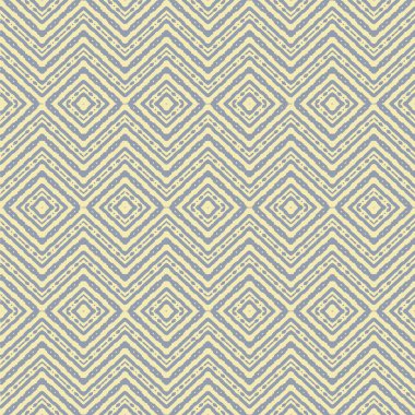 Sarı, mavi ve pembe kravat boyası tasarımı, pürüzsüz örgü desenli etnik elementler, kusursuz geometrik desenli. Soyut arkaplan.