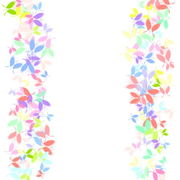 pembe kelebek suluboya el çizimi soyut leke ve kelebekler.