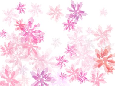 Flower blossom parts romantic vector. Wedding celebration decor.