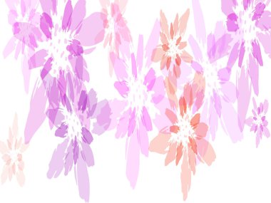 Çiçekler romantik vektörleri temsil eder. Gelişmiş elementler uçuyor.