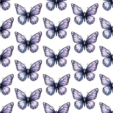 Pastel renklerde narin kelebeklerin zarif, pürüzsüz deseni. Bahar temalı projeler, tekstil ve duvar kağıtları için mükemmel. Sofistike ve doğanın dokunuşları da dahil..
