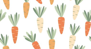 Havuçlu vektörsüz desen