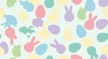 Paskalya tavşanı deseni. Paskalya yumurtası, tavşan, tavşan, tavşan, paskalya tavşanı. Mutlu Paskalyalar.