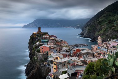 Vernazza, Cinque Terre, UNESCO Dünya Mirası Bölgesi, La Spezia Bölgesi, Liguria, İtalya, Avrupa