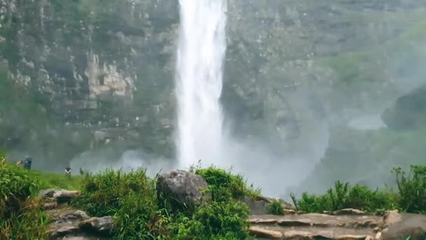 São Roque Minas Brasil Dezembro 2020 Cachoeira Casca Anta Após — Vídeo de Stock