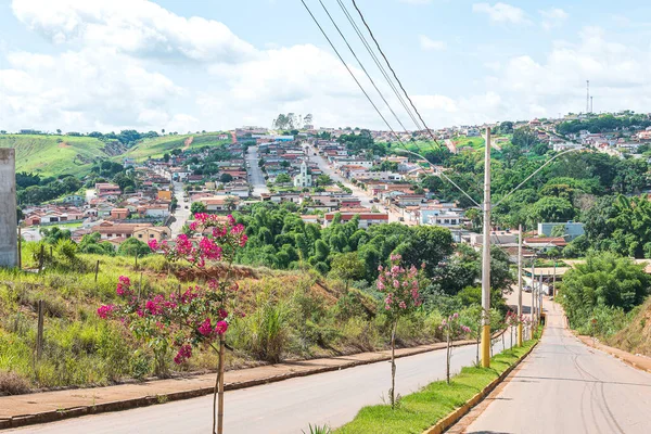 Pohled Malé Venkovské Město Sao Roque Minas Brazílie Eko Turistická — Stock fotografie