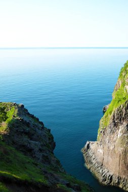 Furepe Şelalesi, Okhotsk Denizi manzaralı gezinti güvertesi, Shiretoko Haziran