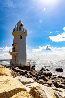Aichi bölgesindeki Cape Irago Deniz Feneri.
