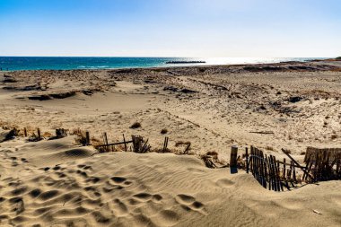 Shizuoka Bölgesindeki Nakatajima Kum Kumulları Sahnesi