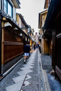 Kyoto 'daki Gion sokak manzarası