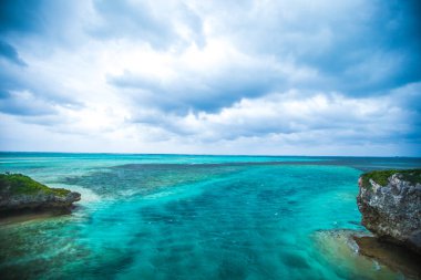 Miyakojima: Ikema Köprüsü otoparkından muhteşem manzara