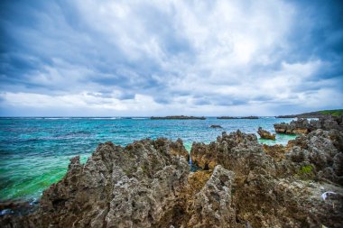 Miyakojima 'daki Shigira Sahili