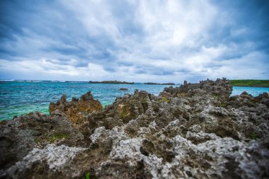 Miyakojima 'daki Shigira Sahili