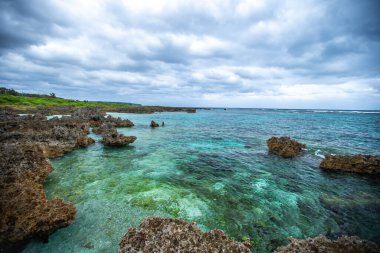 Miyakojima 'daki Shigira Sahili