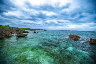 Miyakojima 'daki Shigira Sahili