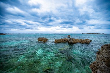 Miyakojima 'daki Shigira Sahili