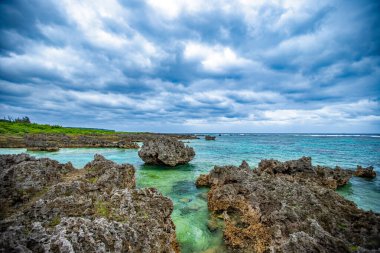 Miyakojima 'daki Shigira Sahili