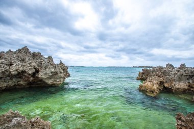 Miyakojima 'daki Shigira Sahili