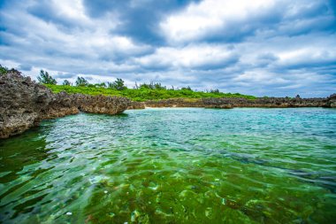 Miyakojima 'daki Shigira Sahili